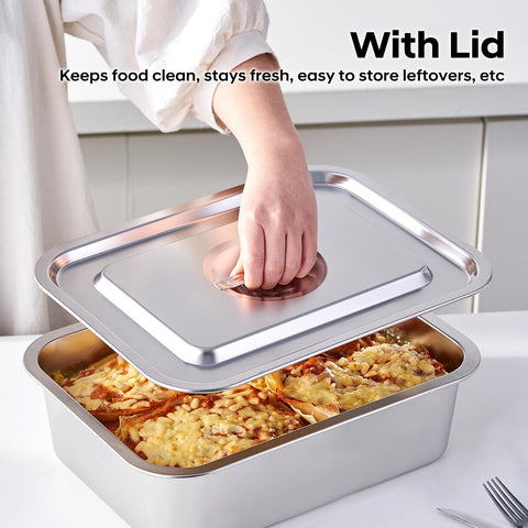 CozyState interior 10.4 by 14.3 inch dimensions for lasagna layers