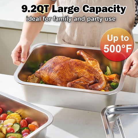 CozyState large-capacity lasagna pan ready for baking and roasting