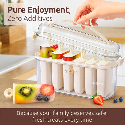 COZYTO Frozora AquaSix anti-spill lid to reduce freezer mess