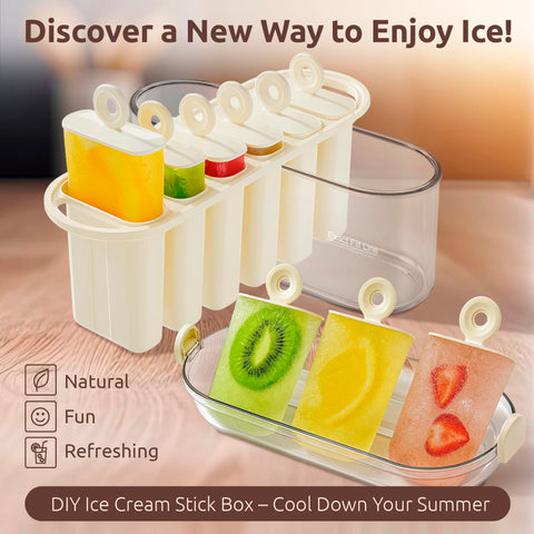 COZYTO Frozora AquaSix easy-release molds for clean pops