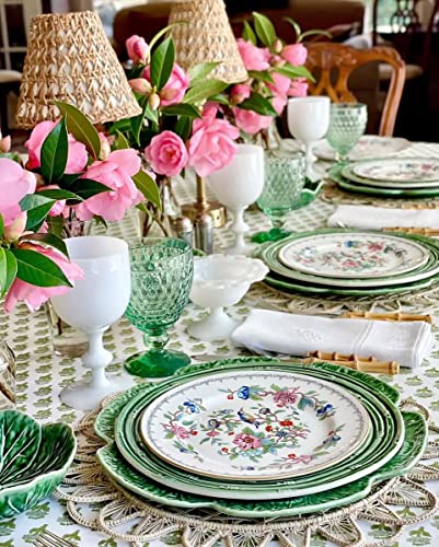 CPC Cotton Print Club hand-stamped botanical design highlights artisanal craftsmanship.