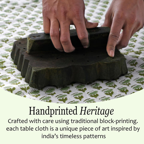 CPC Cotton Print Club spring-summer dining ambiance with botanical charm.