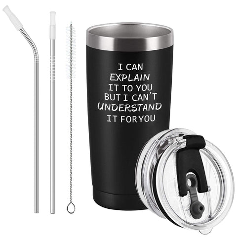 Cpskup insulated tumbler front view, ideal gift for engineers.