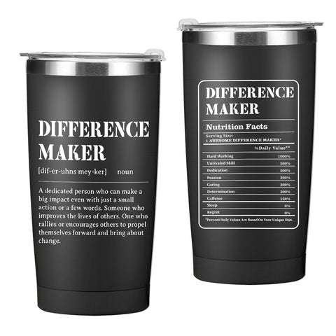 CQM Difference Maker Gift Tumbler with durable, gift-ready design for everyday use