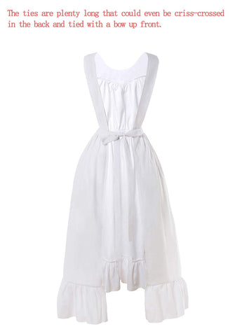 CR ROLECOS adjustable waist strap apron showing length adjustment for a comfortable fit