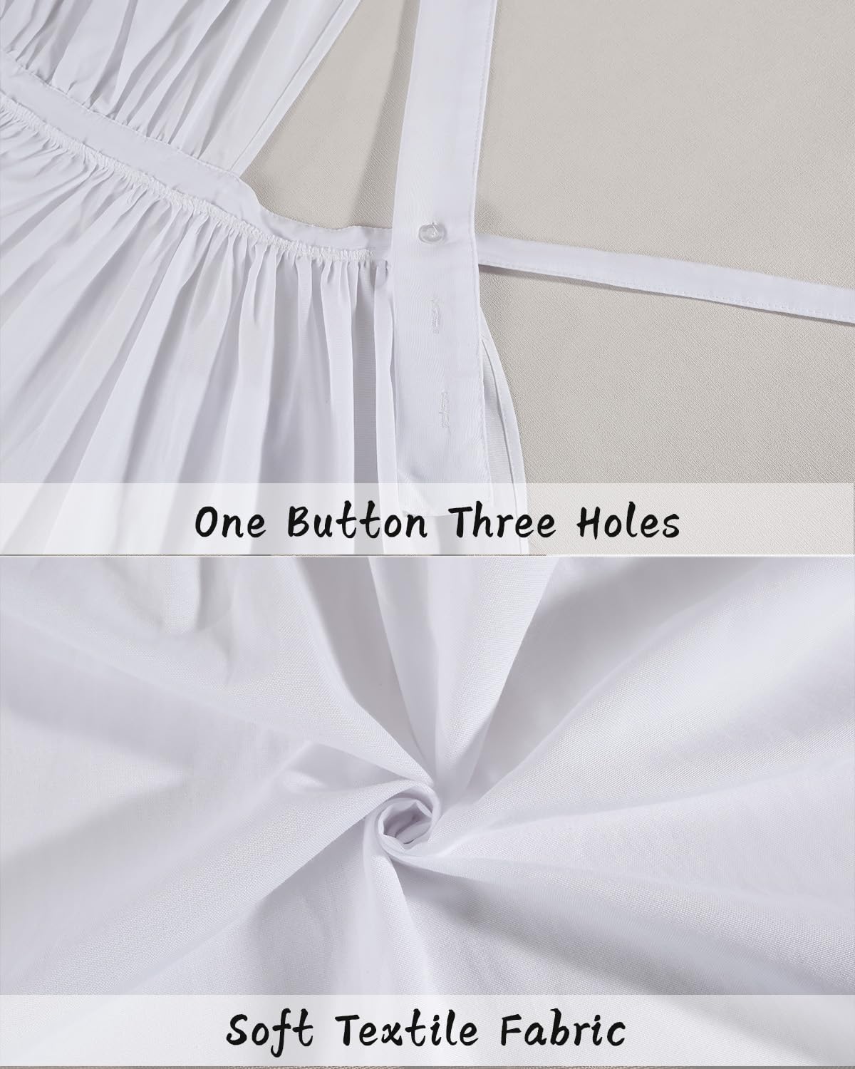 CR ROLECOS wide ruffle-bottom apron adds vintage charm for cooking or serving