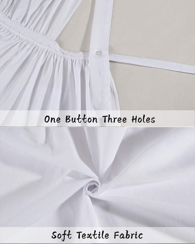 CR ROLECOS wide ruffle-bottom apron adds vintage charm for cooking or serving