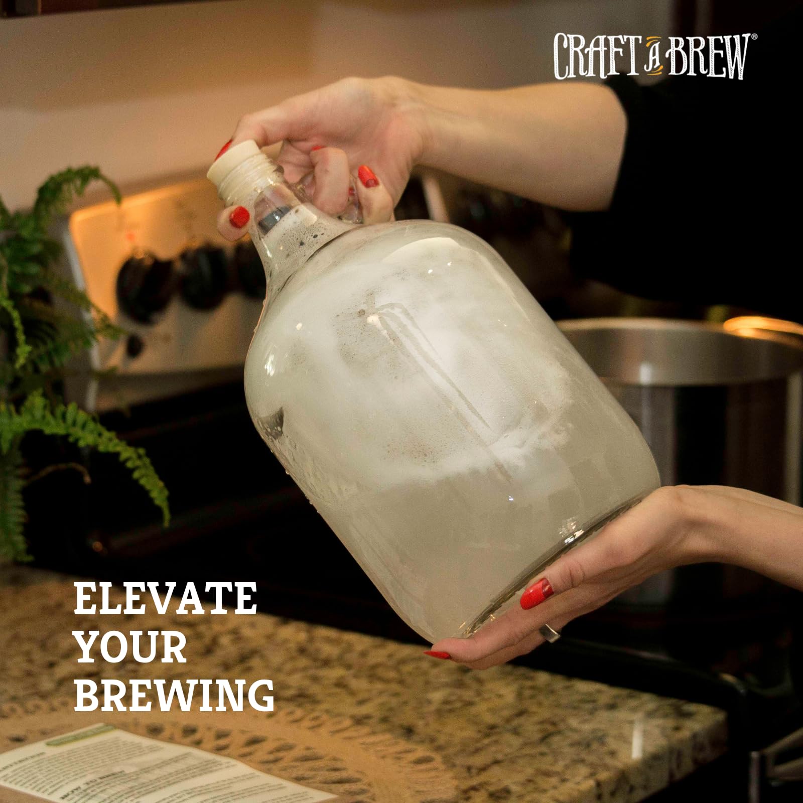 Craft A Brew 2-gallon soak design for efficient cleaning.