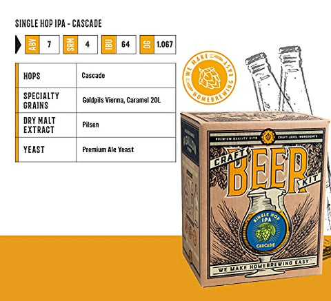 Craft A Brew brew guide included guiding beginners through the craft