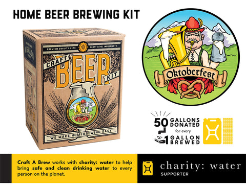 Craft A Brew fermentation bucket with airlock in action for small batch brewing