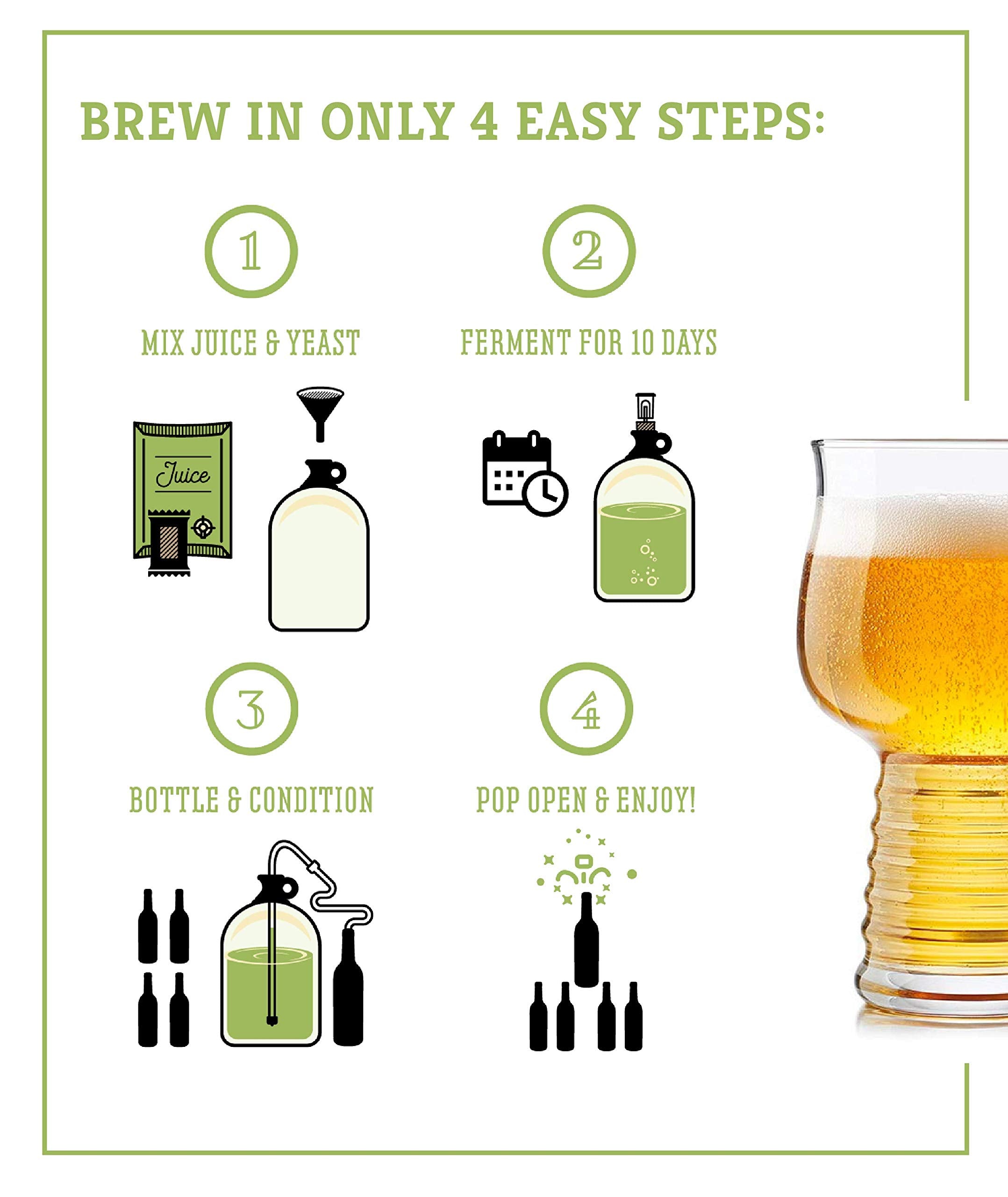 Craft A Brew kit features an airlock to protect your fermentation.