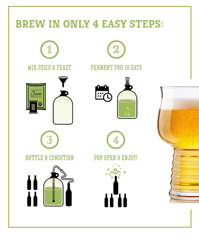 Craft A Brew kit features an airlock to protect your fermentation.