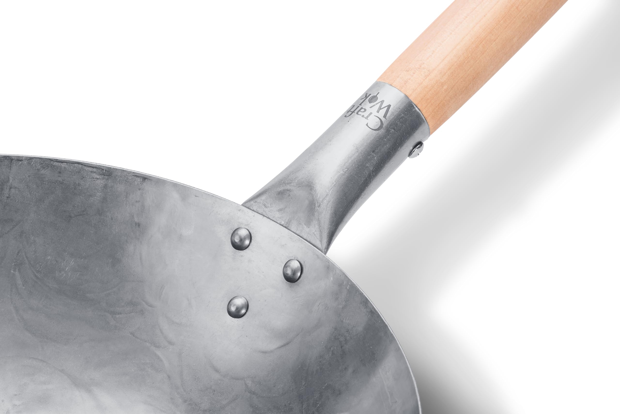 Craft Wok hand-hammered in Guangzhou for professional results.
