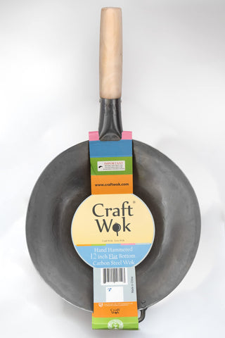 Craft Wok seasoning guide included to prep before use.
