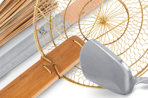 Craft Wok Tools 4pcs Bamboo Cleaning Brush cleans without disturbing seasoning.