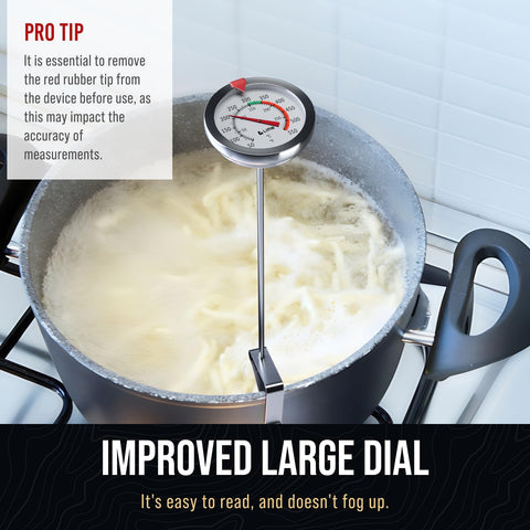 Craft911 candy-making thermometer ready for precise stages in a compact design.