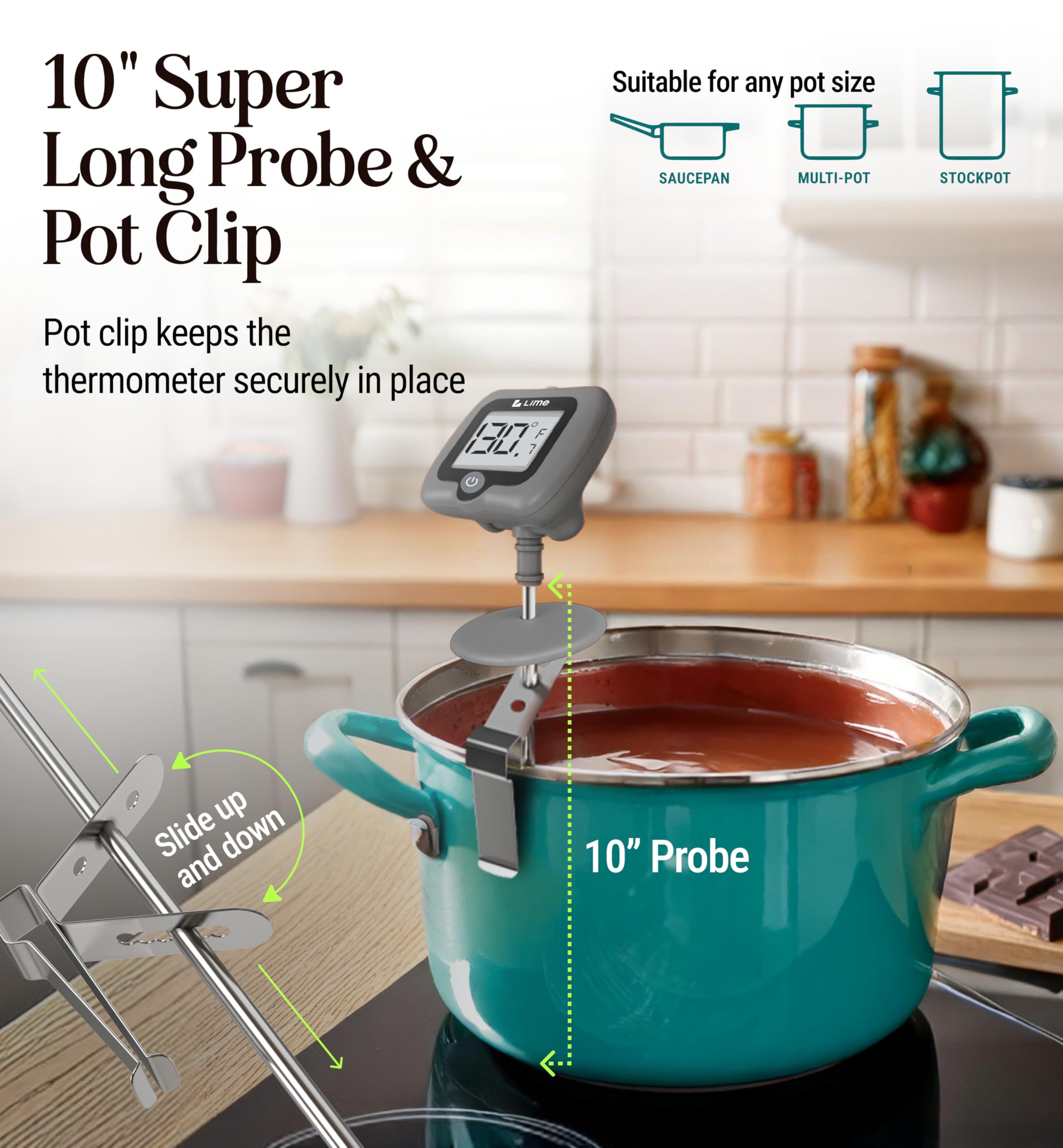 Craft911 IP65 waterproof design enables easy cleanup after cooking