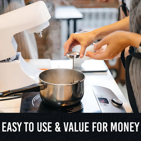 Craft911 stainless steel meat thermometer for accurate cooking and baking.