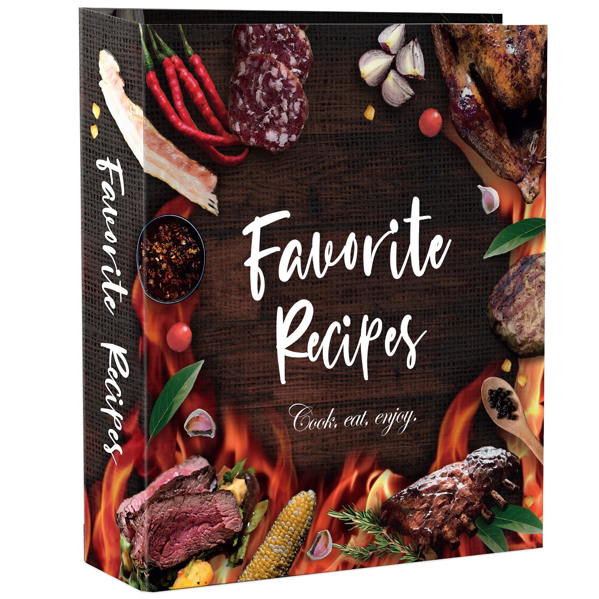 CraftSaints recipe binder cover: durable laminated exterior for long-term kitchen organization