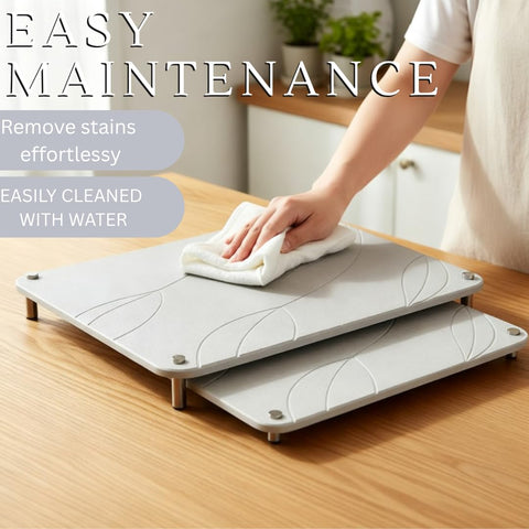 Crafty Witty absorbent fast-drying mat helps keep counters dry