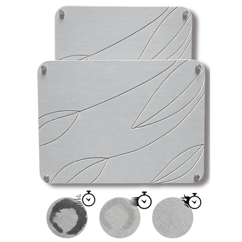 Crafty Witty Nesting Stone Drying Mat stackable on a kitchen counter for space saving