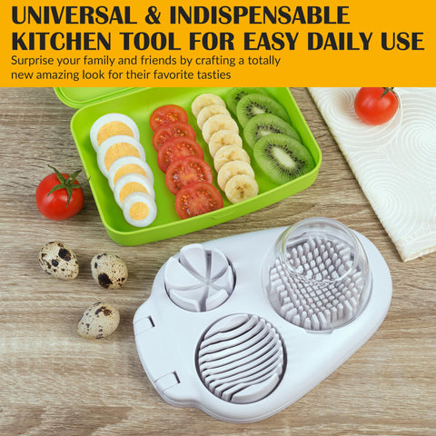 CraftyCrocodile egg slicer is dishwasher-safe for quick cleanup.
