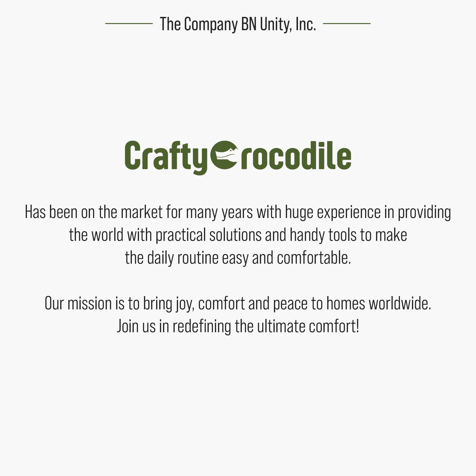 CraftyCrocodile Packaging and finish suggest durable daily use