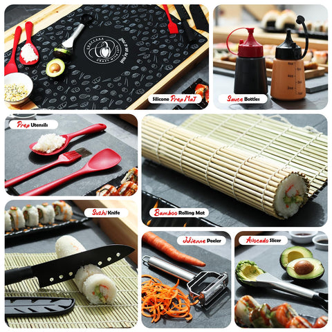 CraftZee bamboo board for easy prep and rolling.