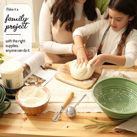 CraftZee silicone banneton baskets offer easy cleaning and flexible handling