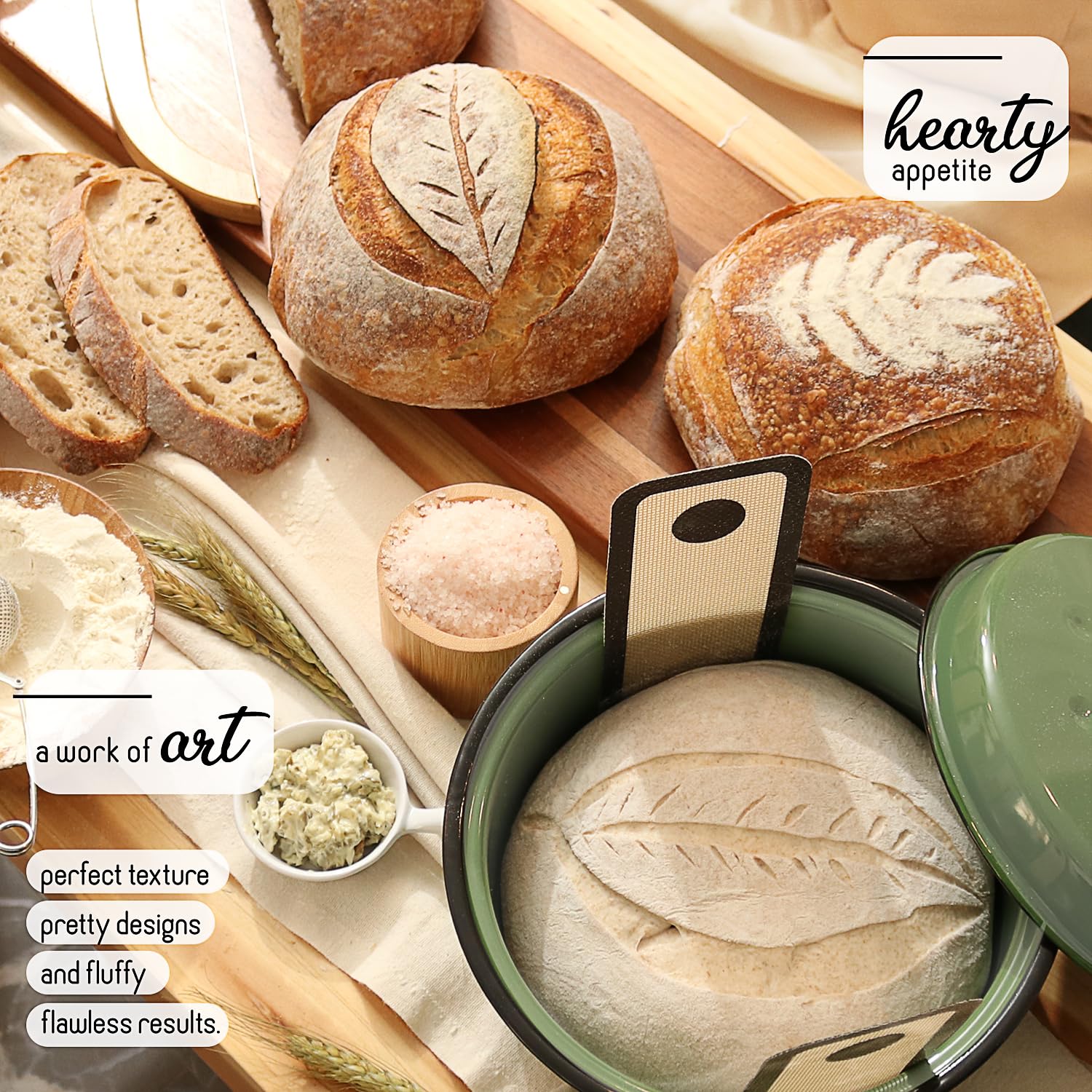 CraftZee starter jar provides secure, spacious fermentation for sourdough
