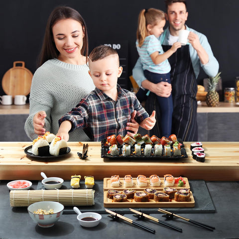 CraftZee sushi bazooka roller for snug, even rolls.