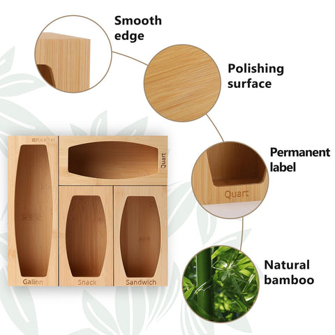 CRAKTH bamboo drawer organizer delivers durable, smooth storage in busy kitchens.