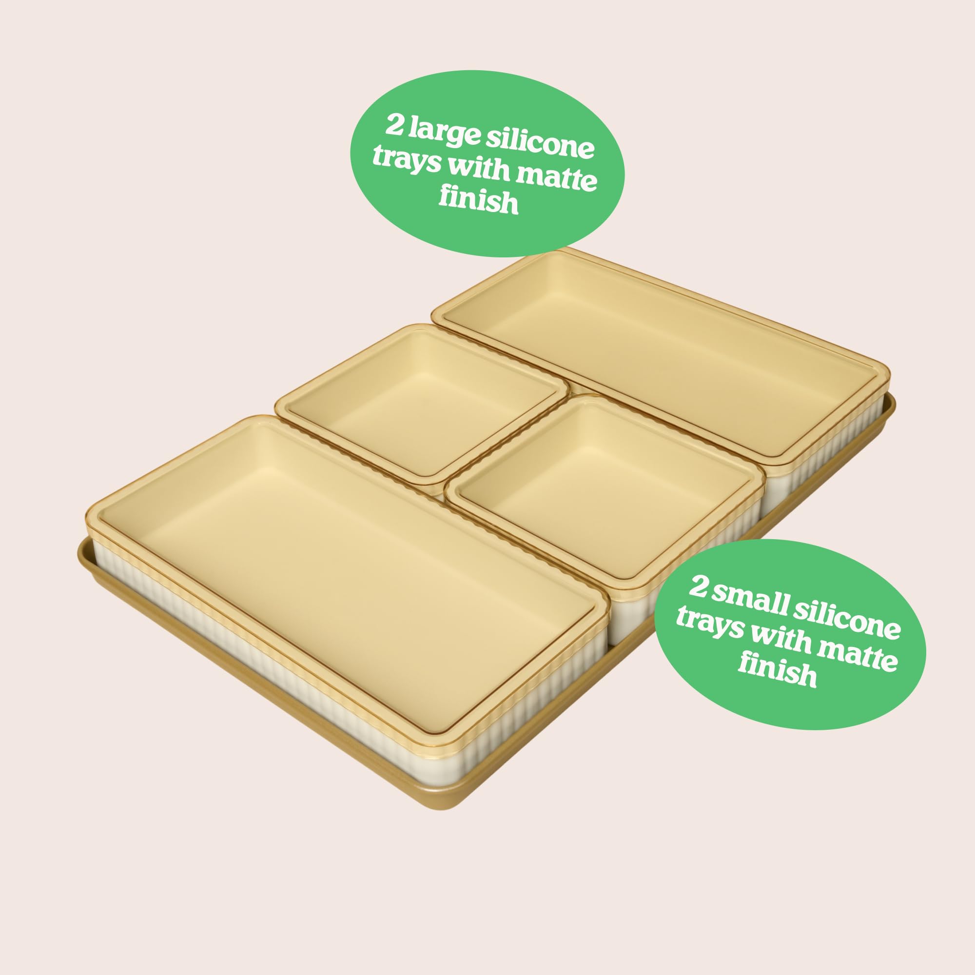 Cravings by Chrissy Teigen nonstick baking sheet with smooth release for cookies and pastries