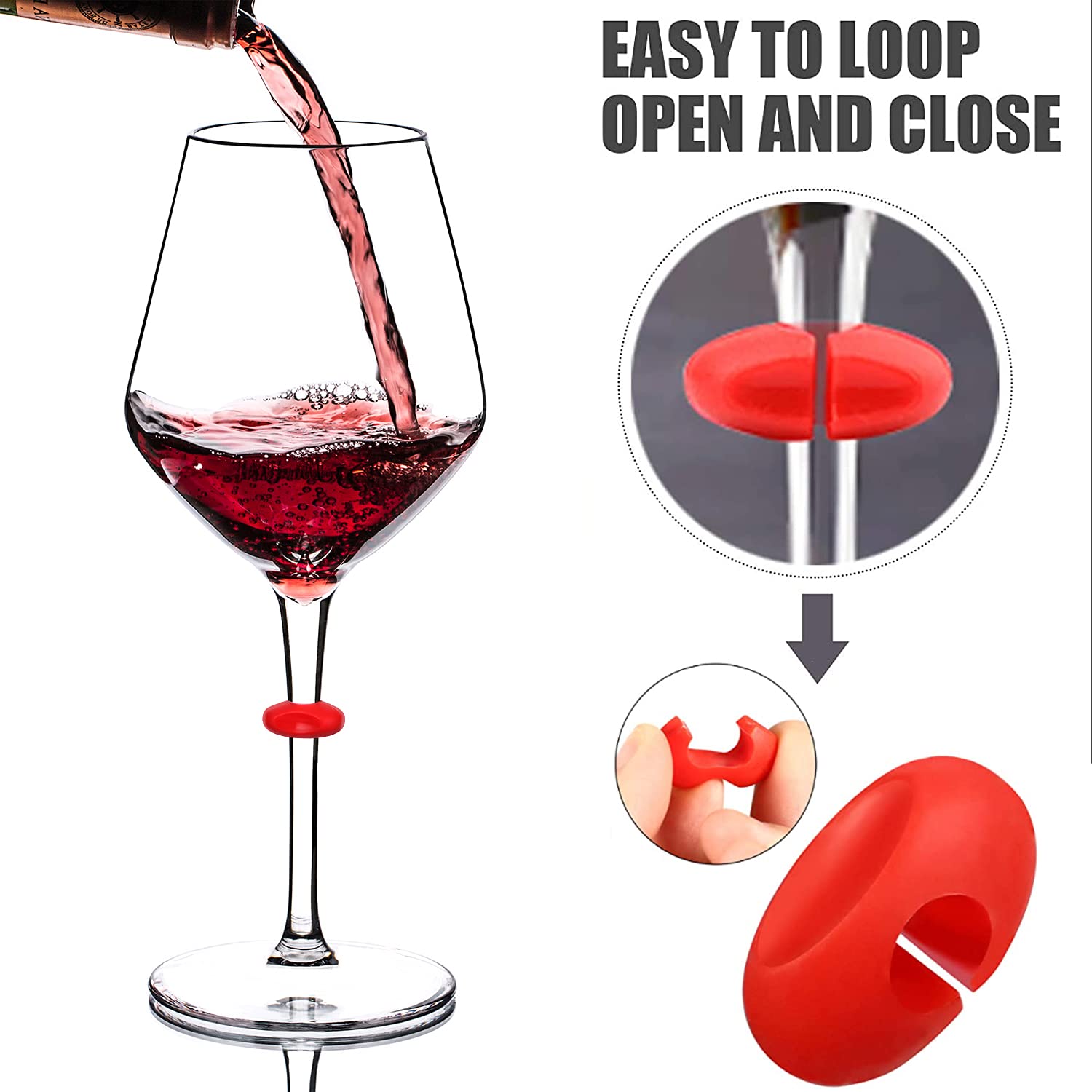Crayline wine glasses designed for outdoor parties and patio lounging.