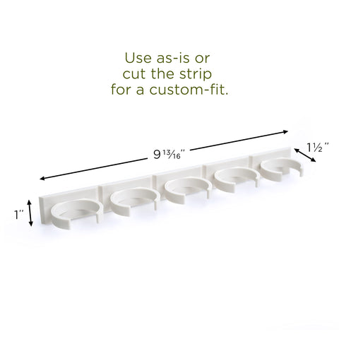 Crazy Chef Spice Clips keep dorm room spice storage neat and accessible.