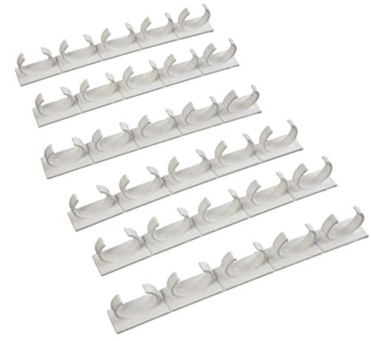 Crazy Chef Spice Clips on a cabinet door save space and keep spices visible.