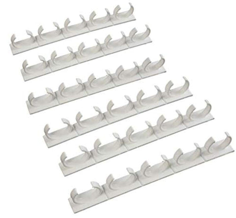 Crazy Chef Spice Clips on a cabinet door save space and keep spices visible.