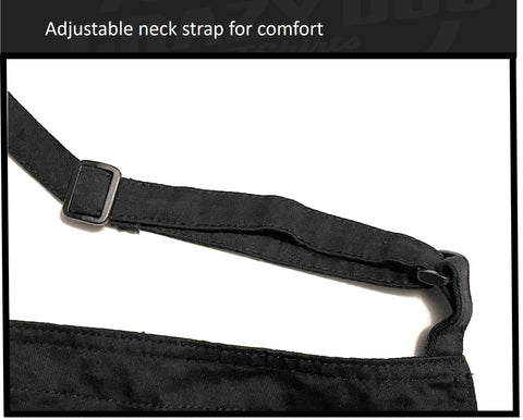 Crazy Dog T-Shirts apron stitching detail emphasizes quality construction for busy kitchens.