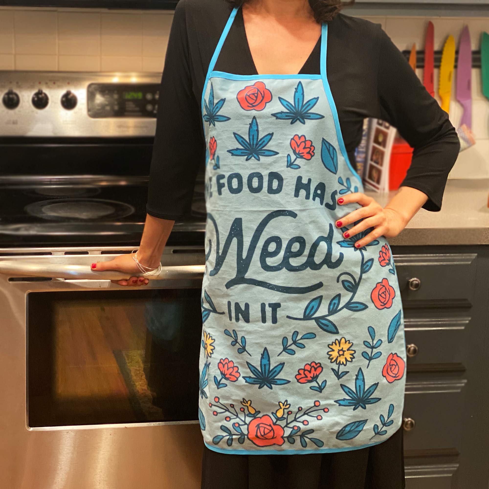 Crazy Dog T-Shirts oven mitt highlighting heat protection for safe grilling and baking