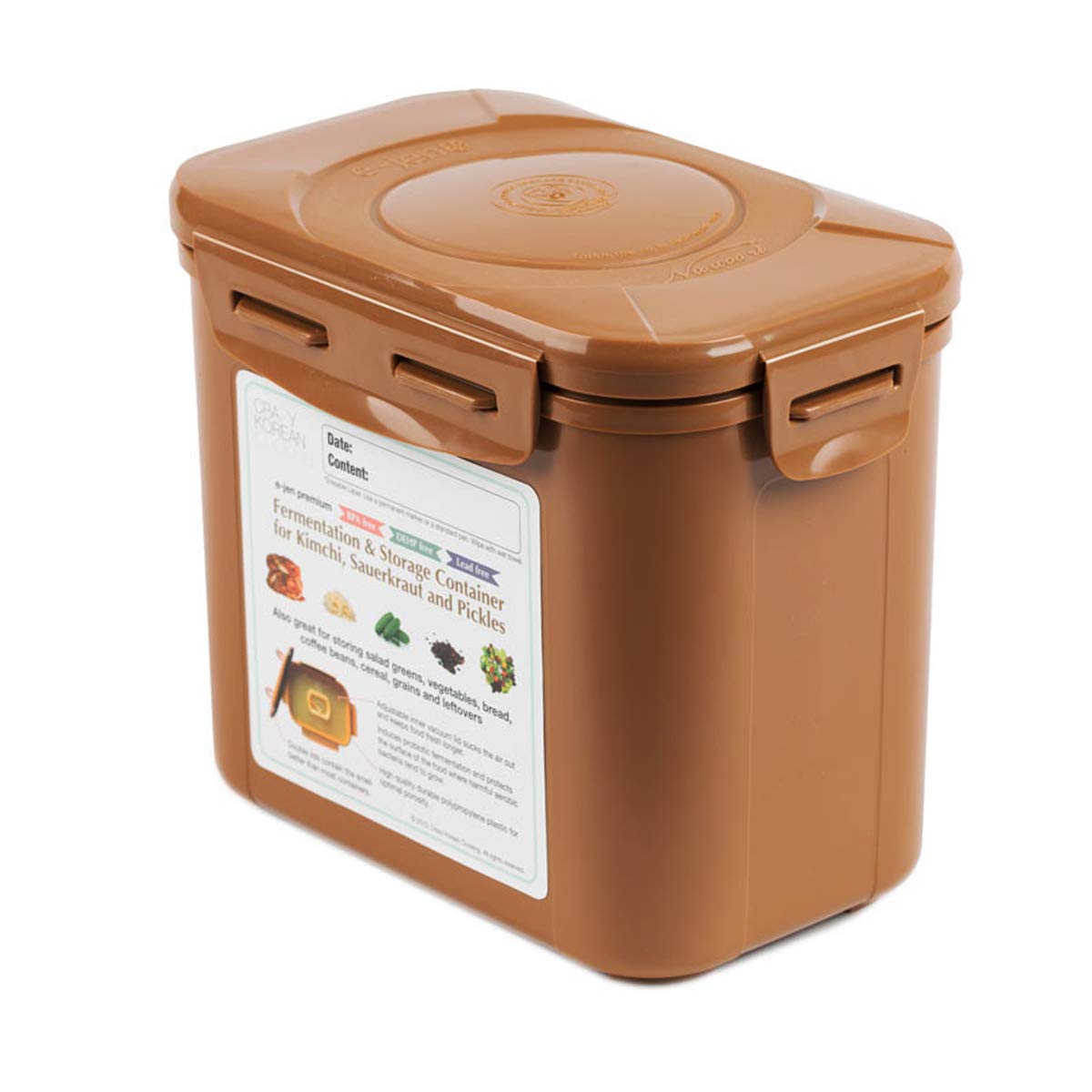 Crazy Korean Cooking CKC full container stored in a fridge for neat organization.