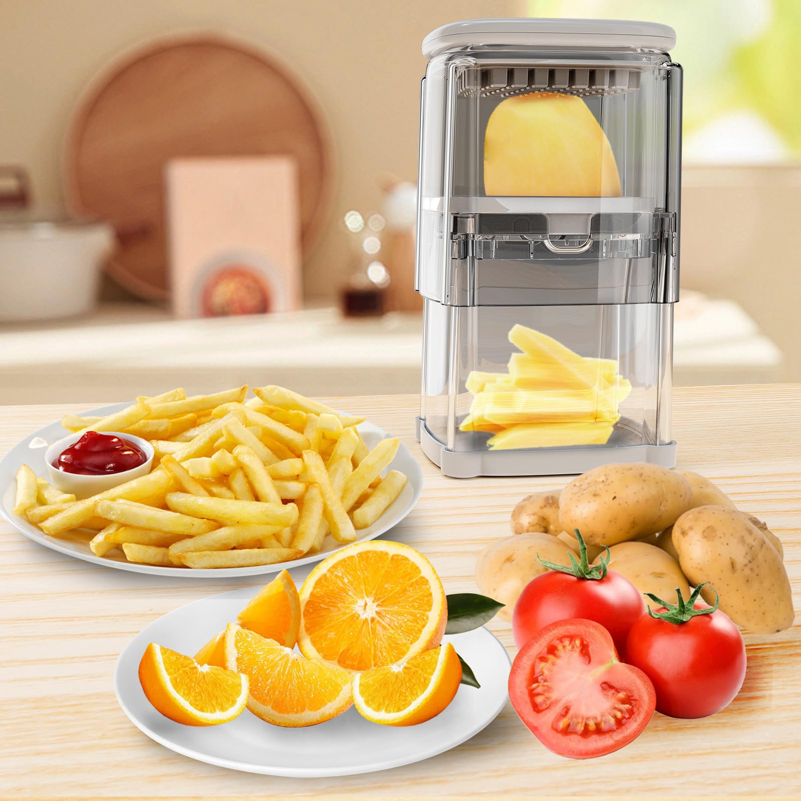 CrazyQueen compact Chop Box stores all components neatly for space-saving storage.