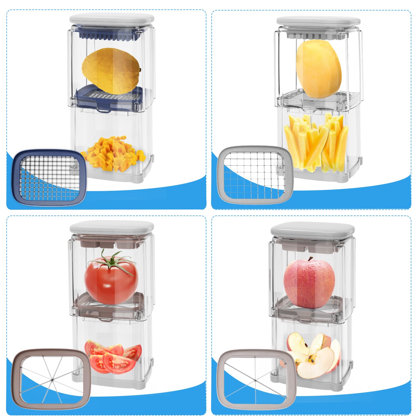 CrazyQueen easy-clean parts allow fast washing after busy meal prep.