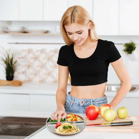 CrazyTerra portable 9-inch plate suited for lunches and picnics