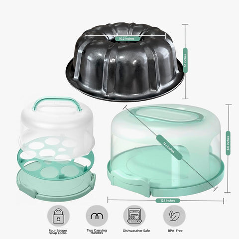 CREACAKE cupcake tray included for versatile baking options