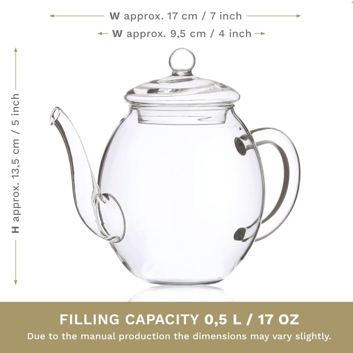 Creano teapot is dishwasher-safe for simple cleaning.