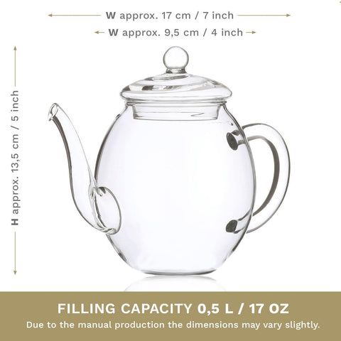 Creano teapot is dishwasher-safe for simple cleaning.