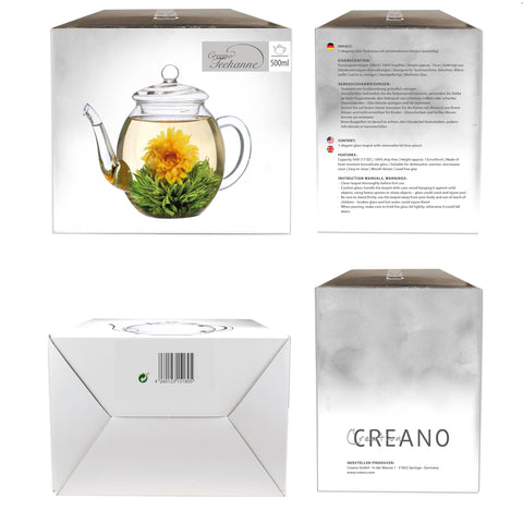 Creano teapot in deluxe gift box for gifting elegance.