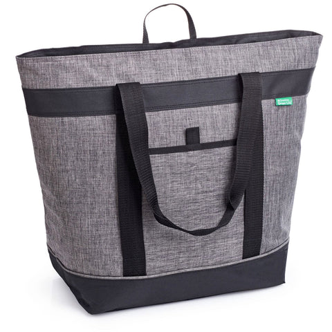 Creative Green Life Jumbo Cooler: top view shows large capacity for groceries.