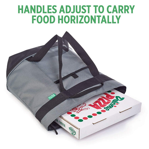 Creative Green Life jumbo insulated cooler bag gray supports 40 lb loads during travel.