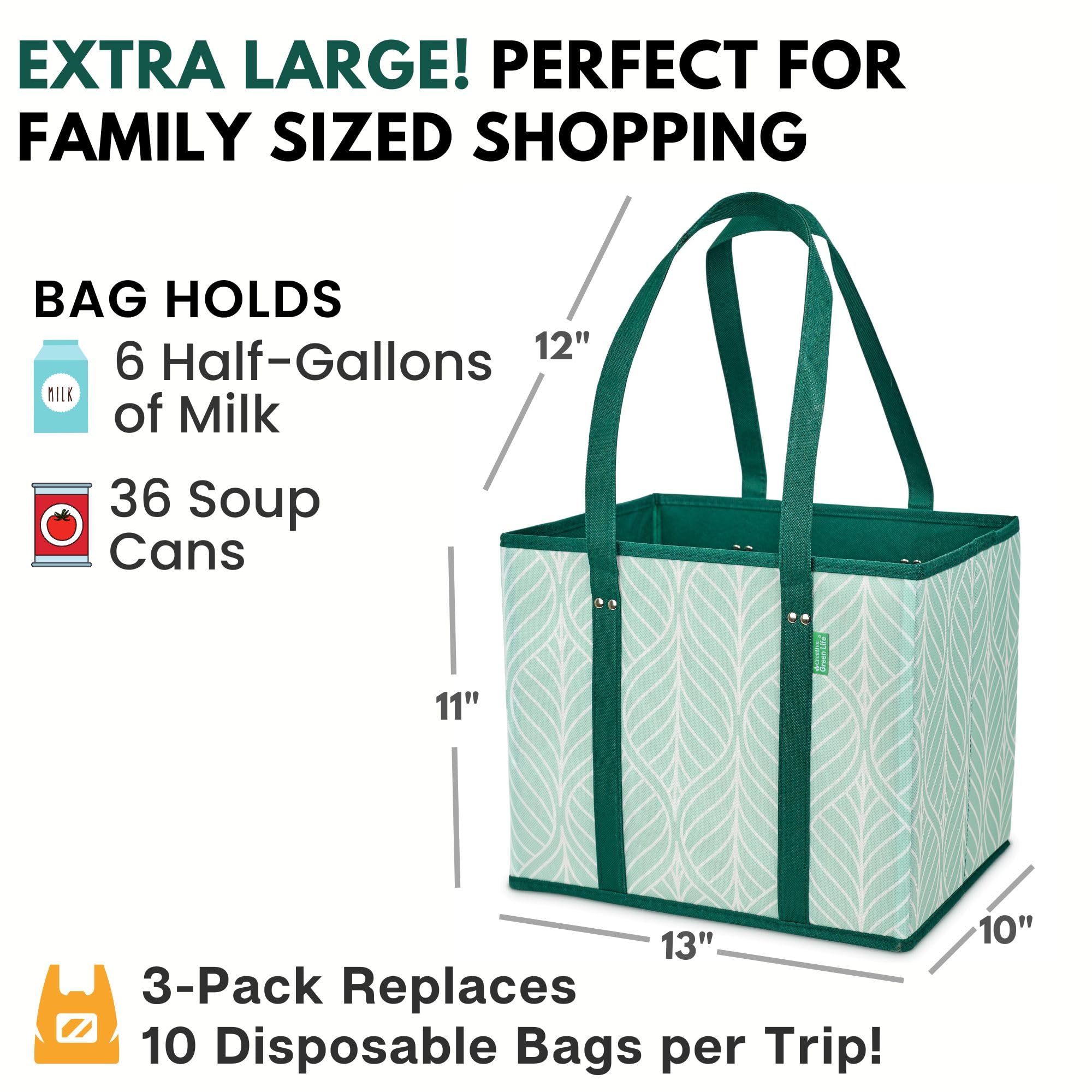 Creative Green Life sturdy bag design for trunk stability and reduced spills during transit.